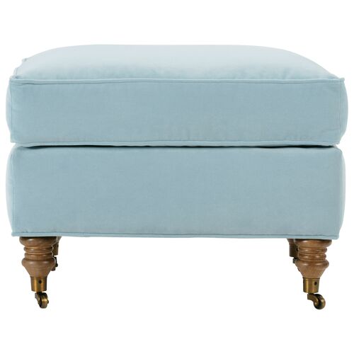 Brooke Velvet Ottoman 2 Brooke Velvet Ottoman