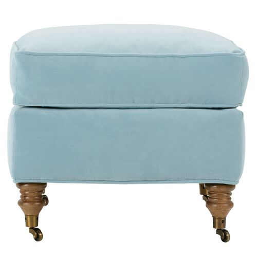 Brooke Velvet Ottoman 3 Brooke Velvet Ottoman