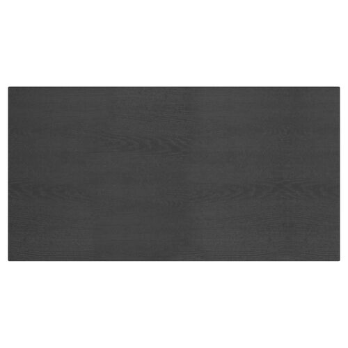 Andrea 76" Rectangular Dining Table, Black 4 Andrea 76" Rectangular Dining Table, Black
