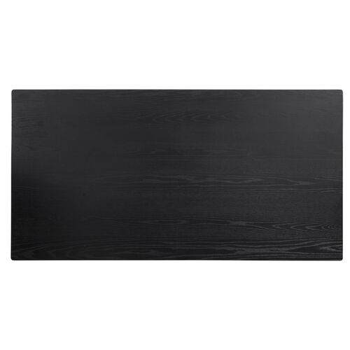 Andrea 76" Rectangular Dining Table, Black 5 Andrea 76" Rectangular Dining Table, Black