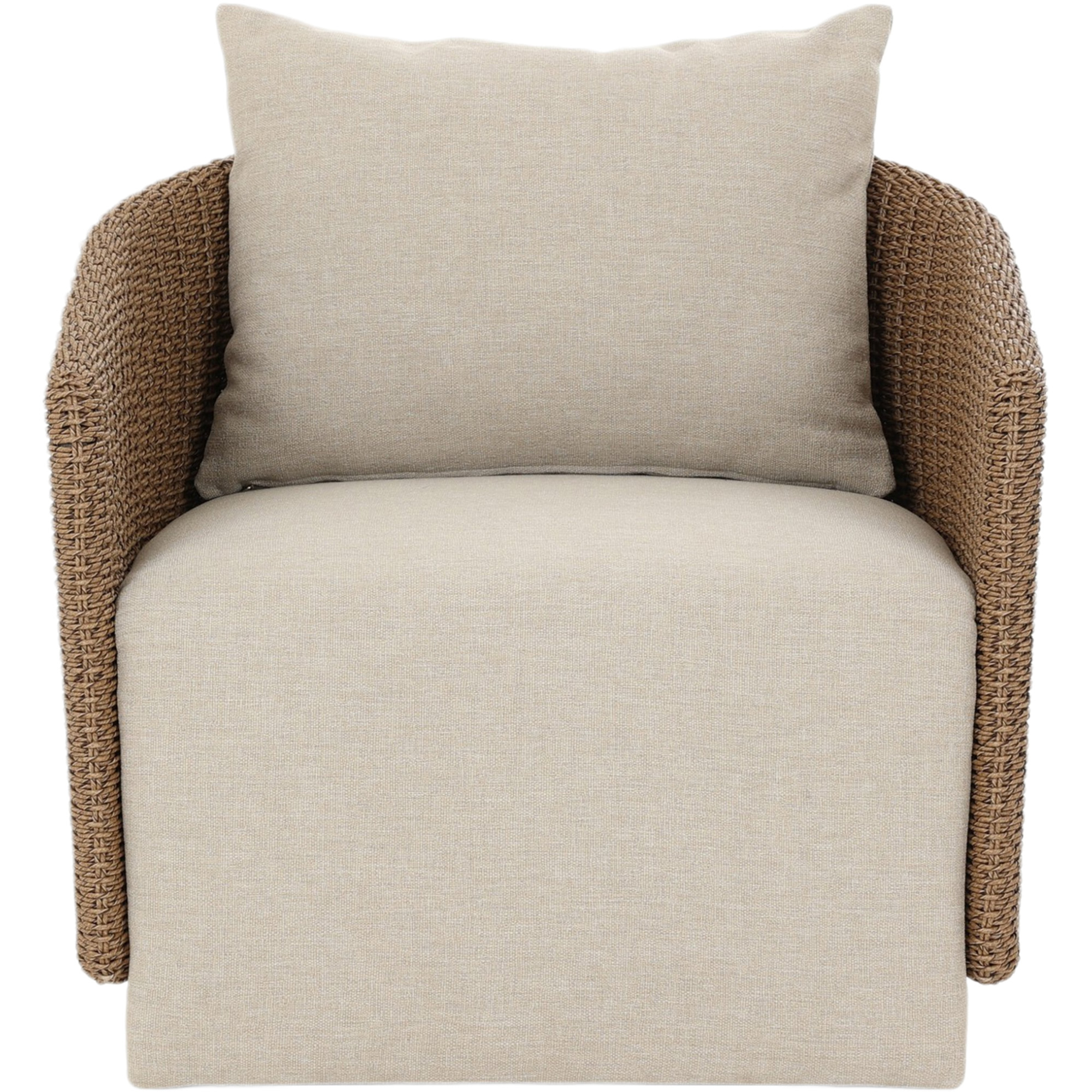 Lana Outdoor Hyacinth Swivel Chair 3 Lana Outdoor Hyacinth Swivel Chair