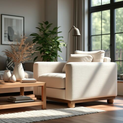 Ischia Textured Accent Chair, Clay/Oak 2 Ischia Textured Accent Chair, Clay/Oak