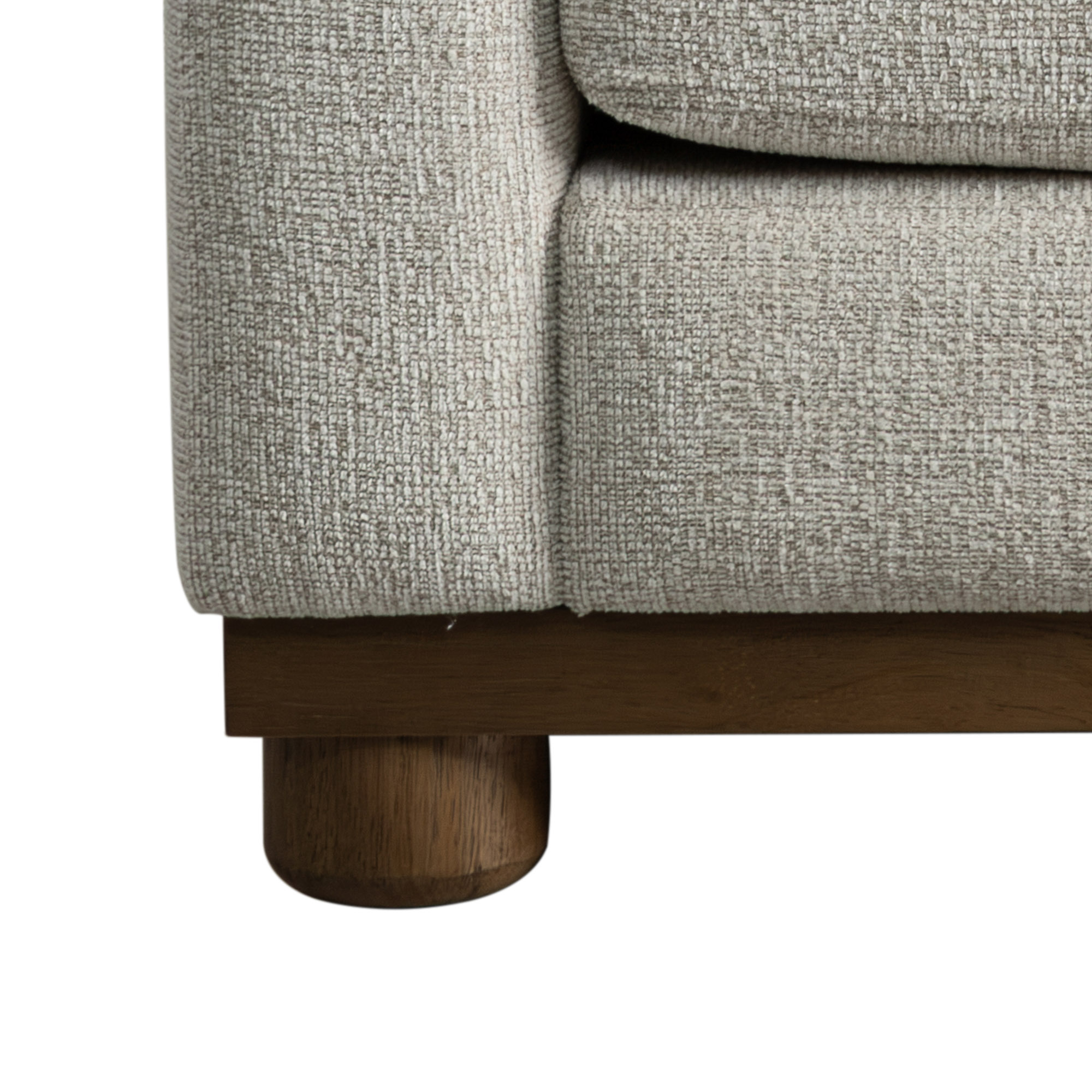 Ischia Textured Accent Chair, Clay/Oak 4 Ischia Textured Accent Chair, Clay/Oak