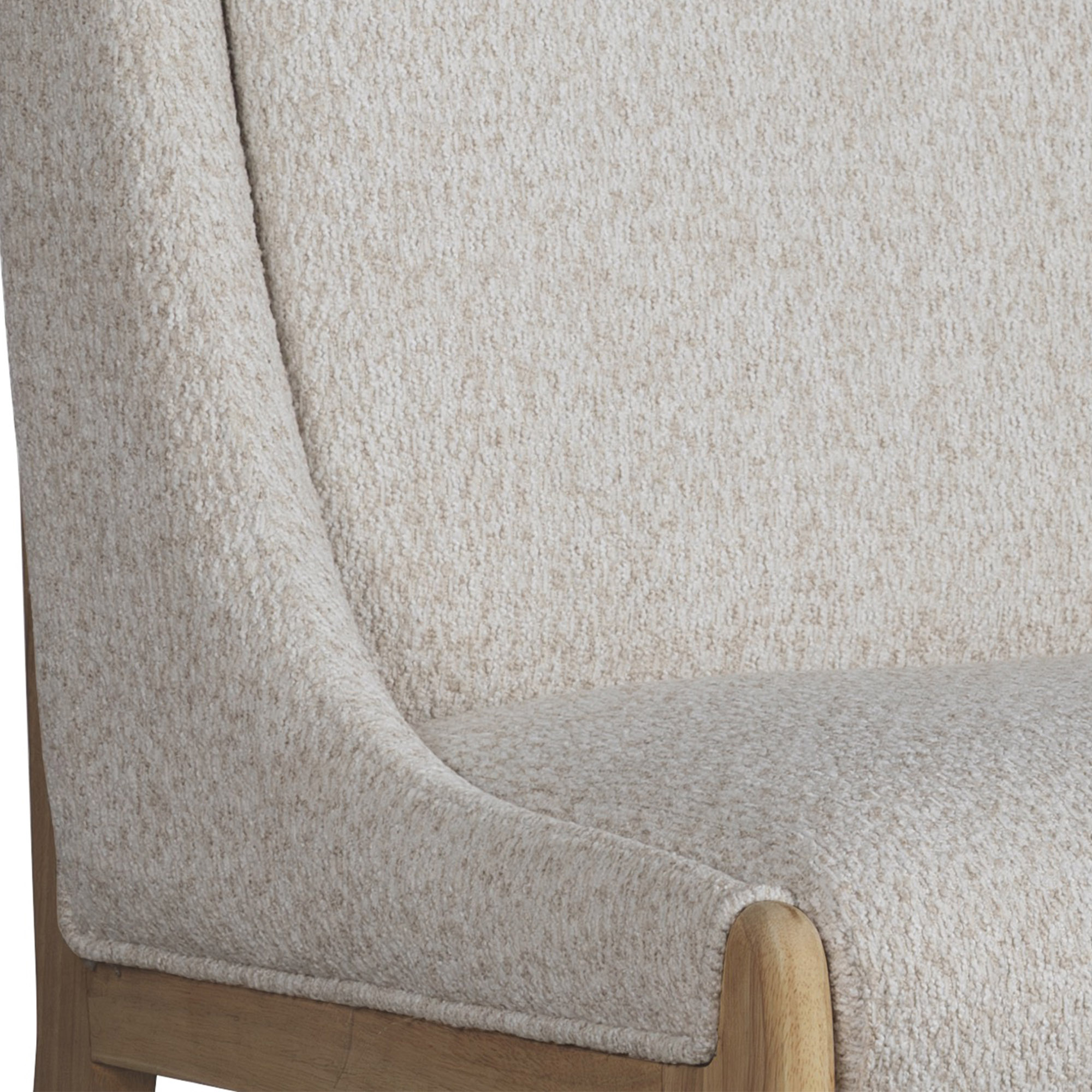 Positano Upholstered Linen Dining Chair, Pebble 5 Positano Upholstered Linen Dining Chair, Pebble