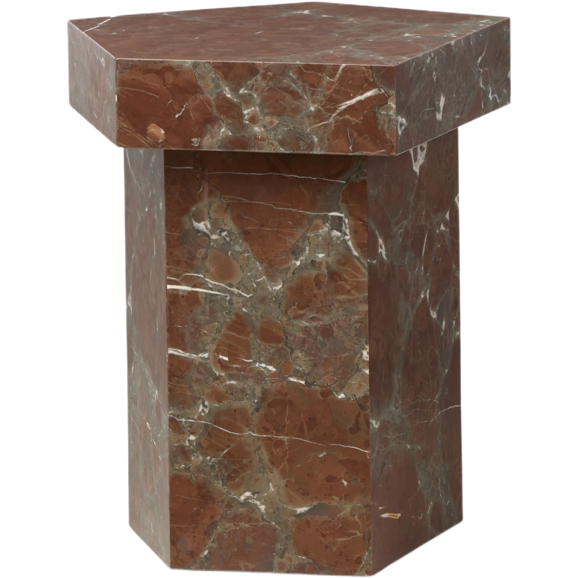 Sylphina End Table, Smoke/Russet Marble 4 Sylphina End Table, Smoke/Russet Marble