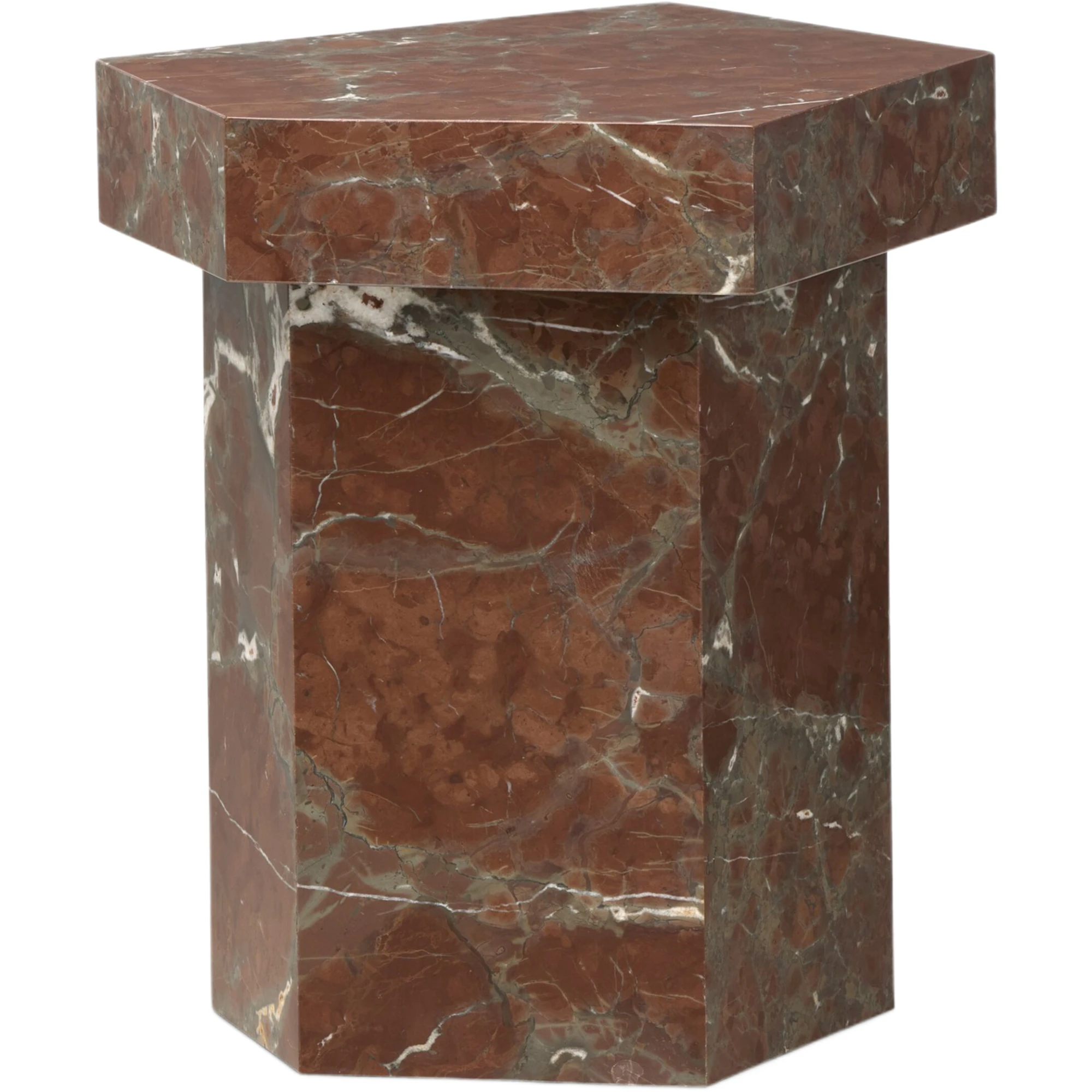 Sylphina End Table, Smoke/Russet Marble 5 Sylphina End Table, Smoke/Russet Marble