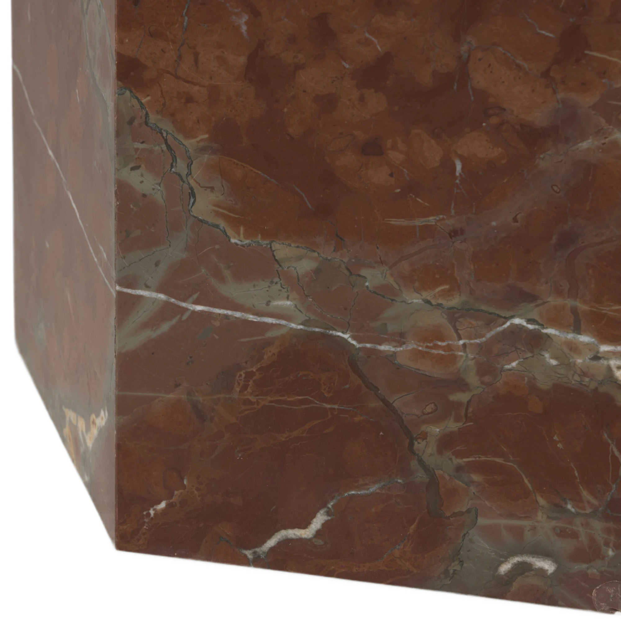 Sylphina End Table, Smoke/Russet Marble 9 Sylphina End Table, Smoke/Russet Marble