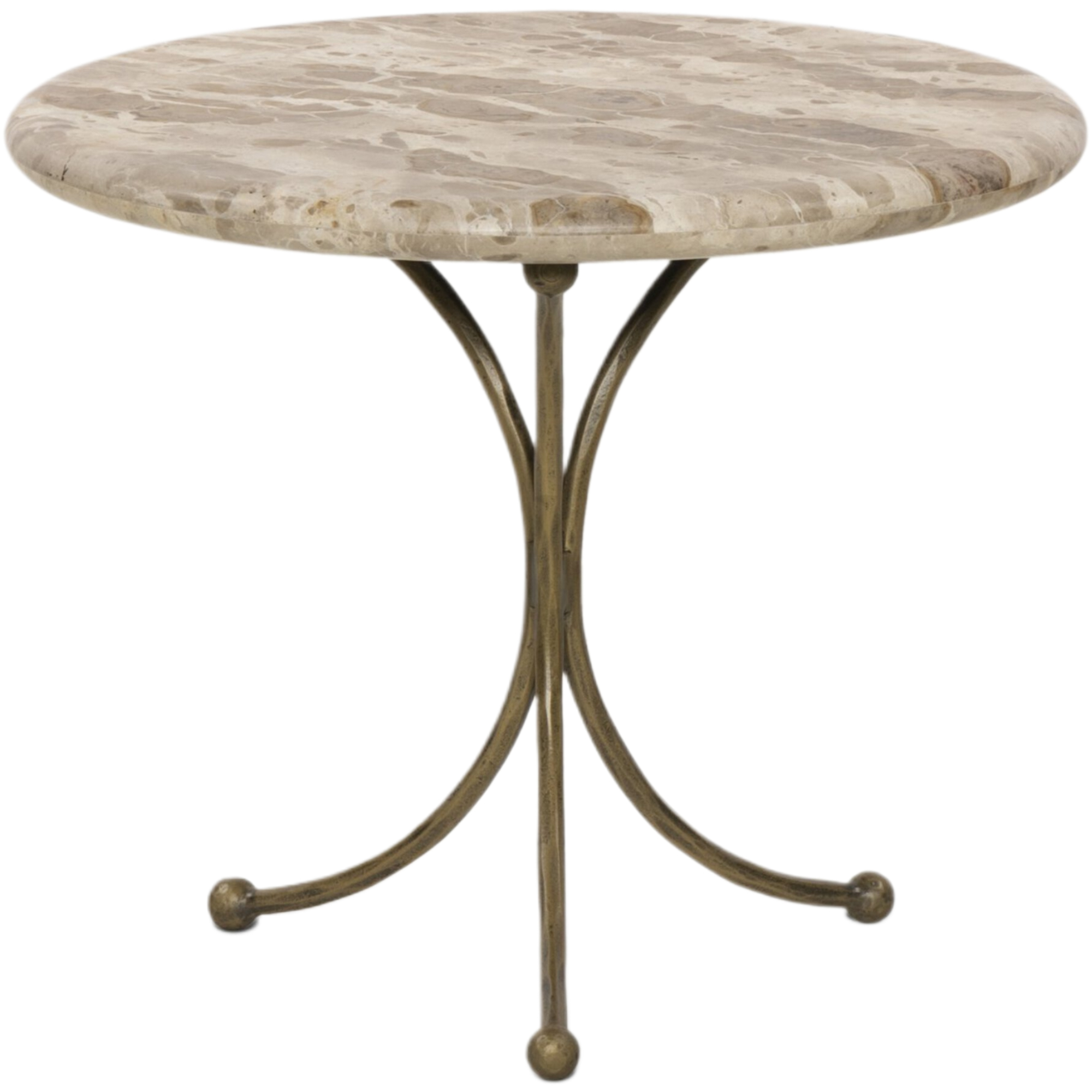Renin Tulip End Table, Fossil Marble 1 Renin Tulip End Table, Fossil Marble