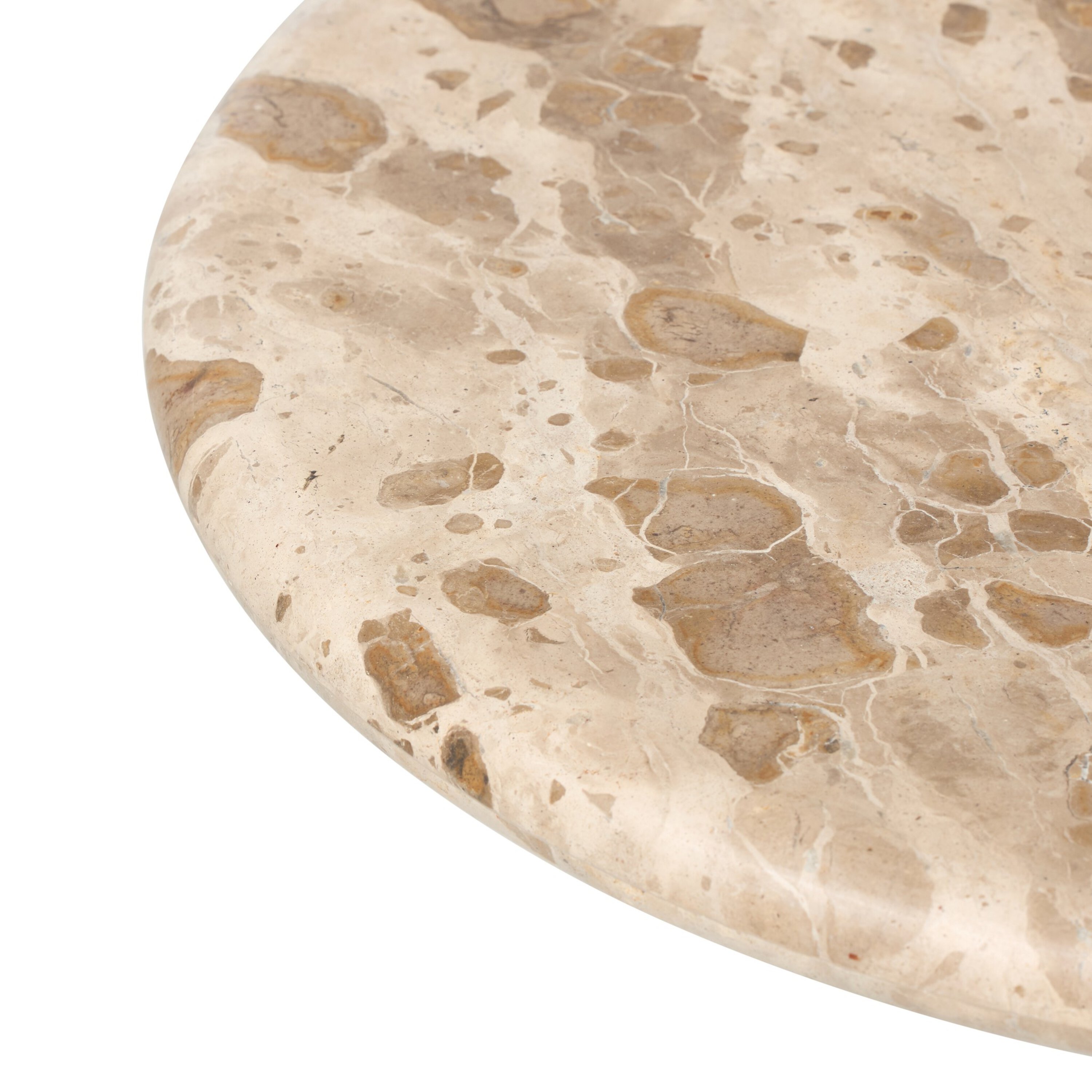 Renin Tulip End Table, Fossil Marble 3 Renin Tulip End Table, Fossil Marble