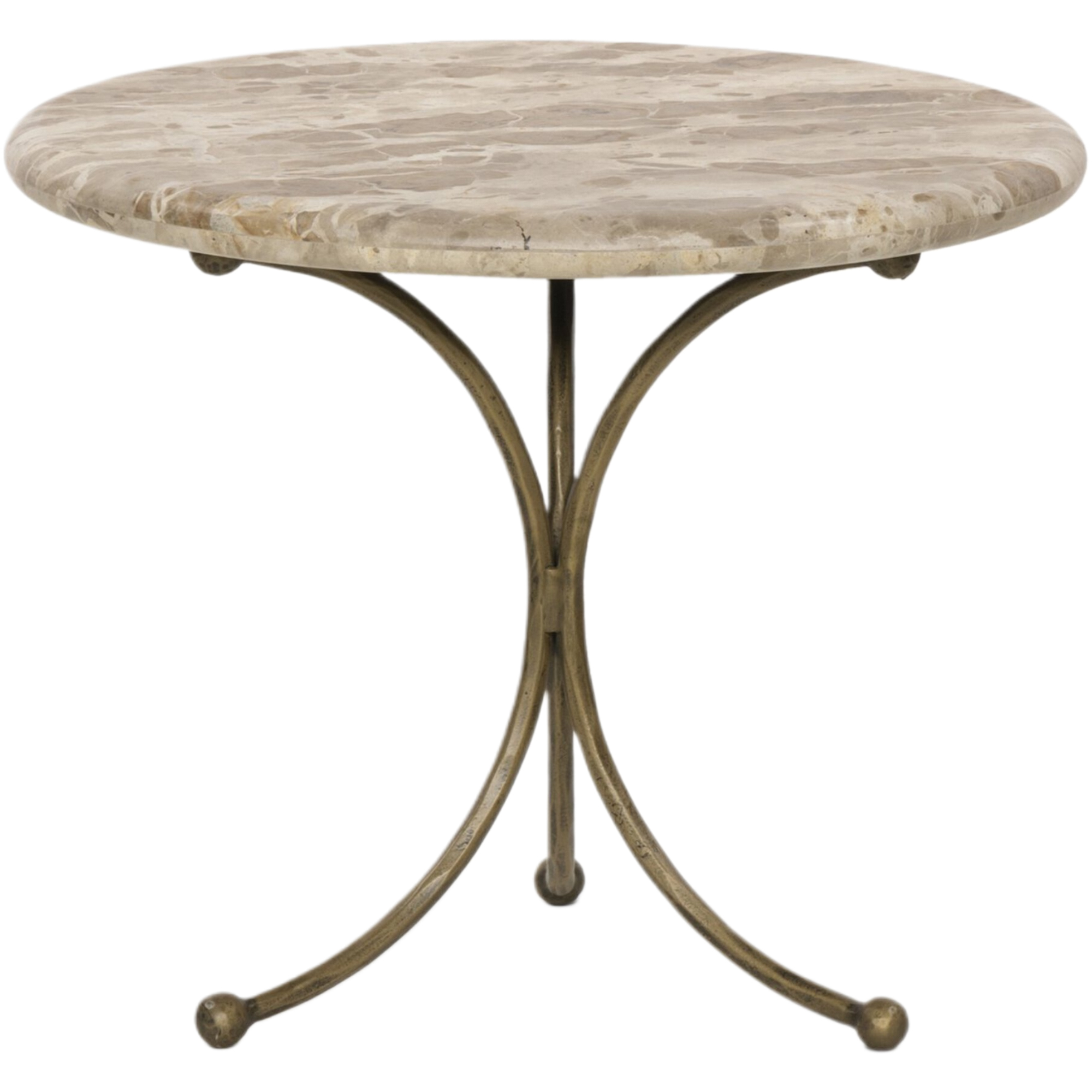 Renin Tulip End Table, Fossil Marble 4 Renin Tulip End Table, Fossil Marble