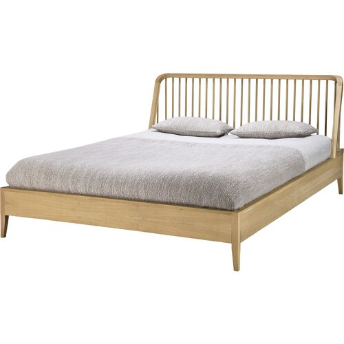 Spindle Bed, Oak 1 Spindle Bed, Oak