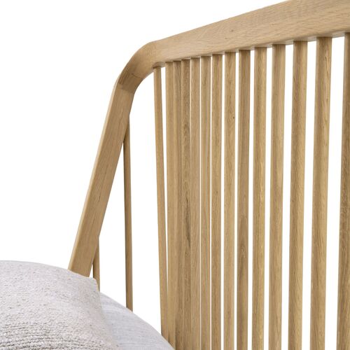 Spindle Bed, Oak 7 Spindle Bed, Oak