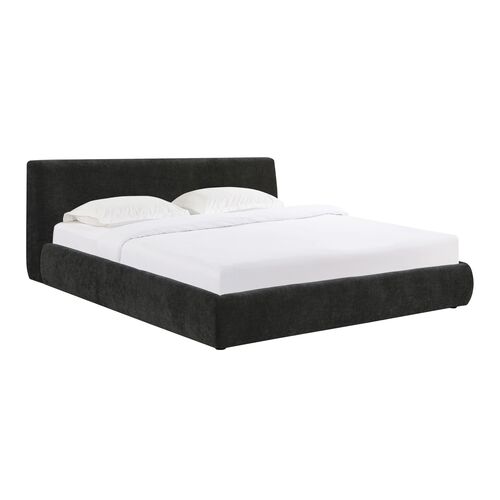 Orsa Textured Velvet Bed 1 Orsa Textured Velvet Bed