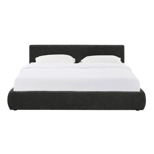 Orsa Textured Velvet Bed 3 Orsa Textured Velvet Bed