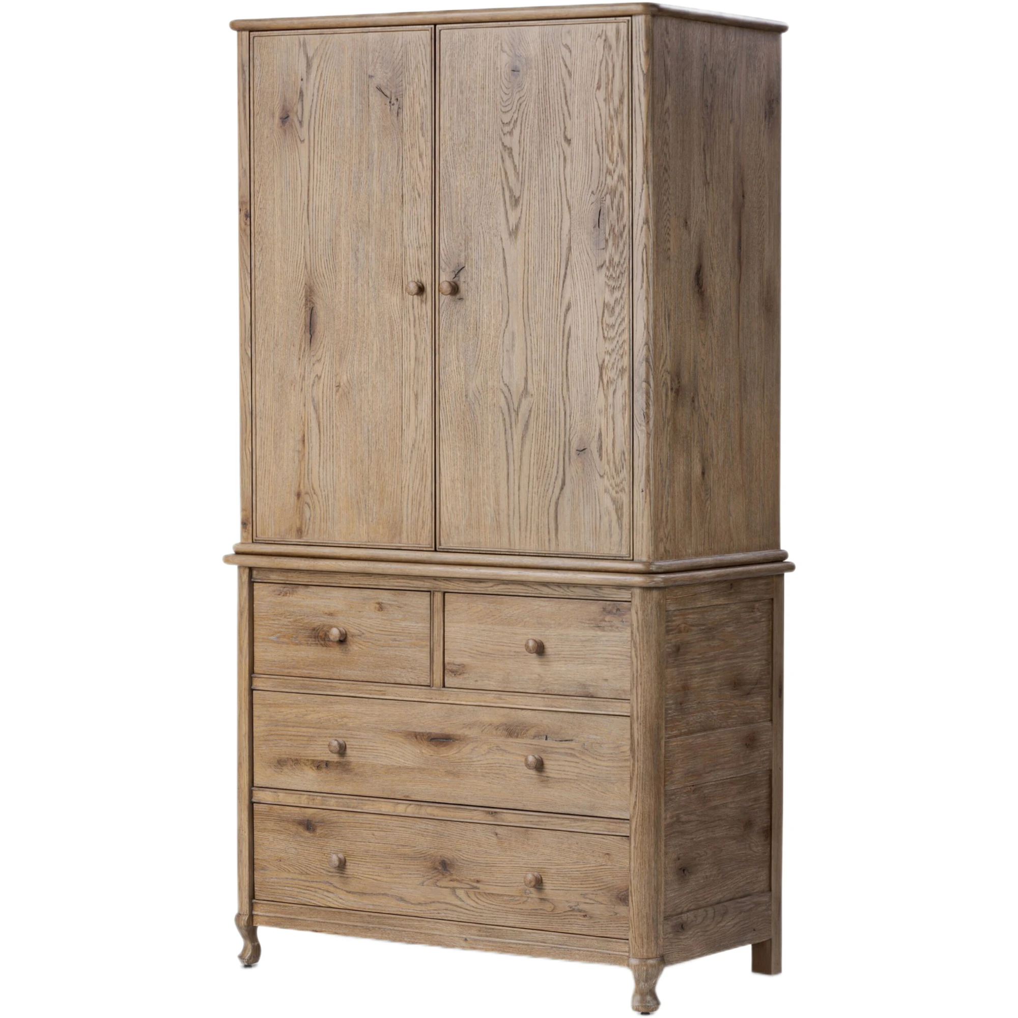 Lorvyn Armoire, Weathered Oak 1 Lorvyn Armoire, Weathered Oak