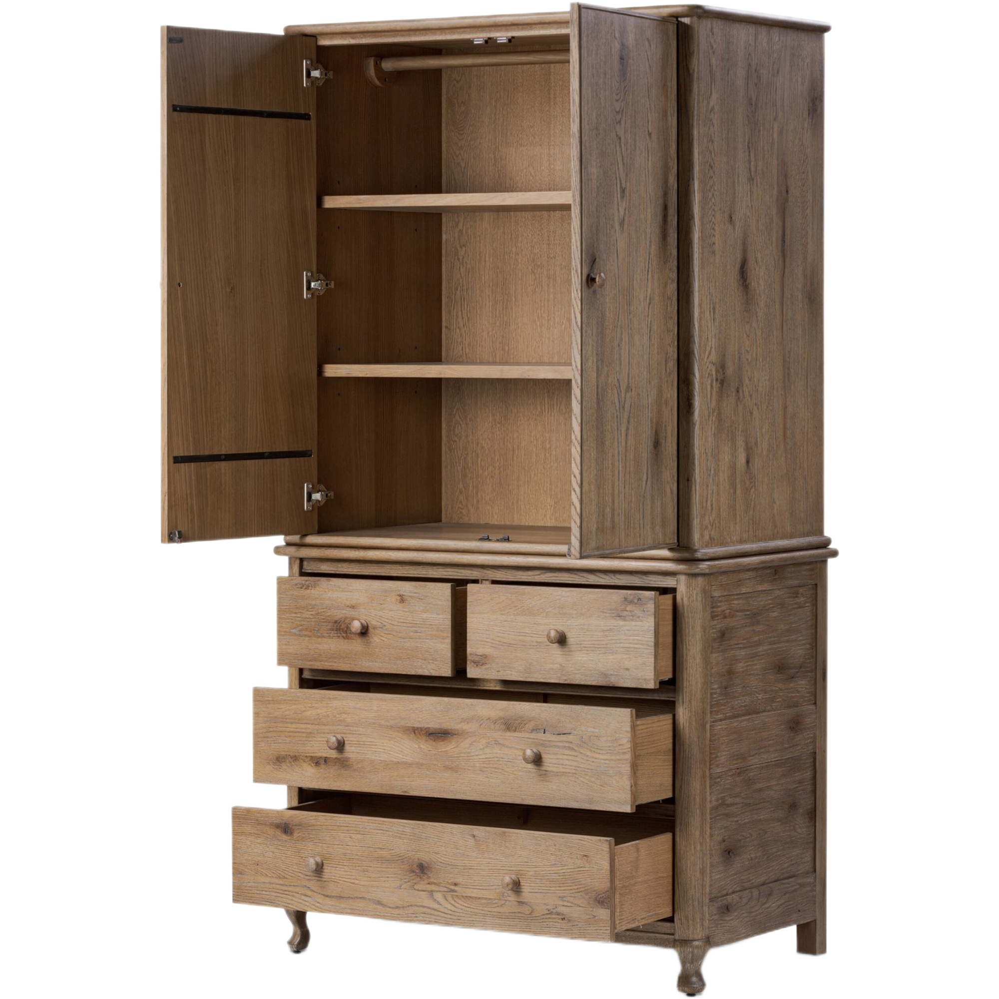Lorvyn Armoire, Weathered Oak 6 Lorvyn Armoire, Weathered Oak