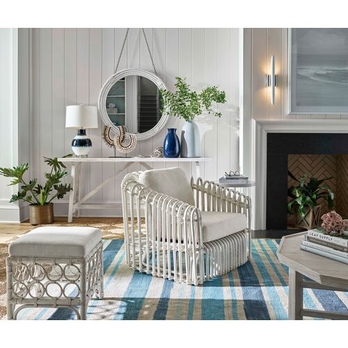Dana Rattan Crypton Chair, White/Snow 4 Dana Rattan Crypton Chair, White/Snow