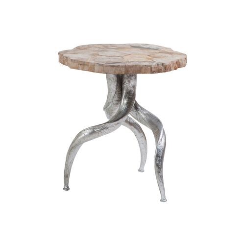 Peck Side Table, Ivory/Multi 1 Peck Side Table, Ivory/Multi