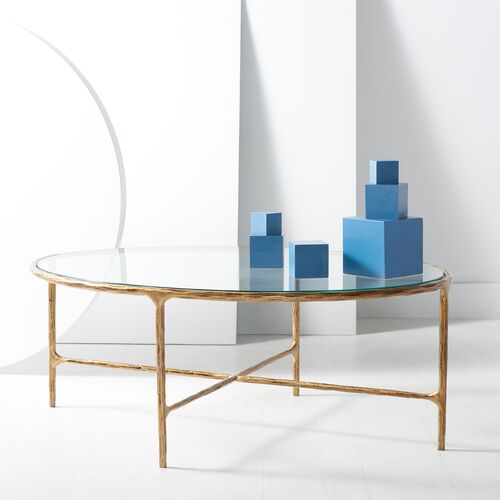 Gracelyn Oval Metal Coffee Table 3 Gracelyn Oval Metal Coffee Table