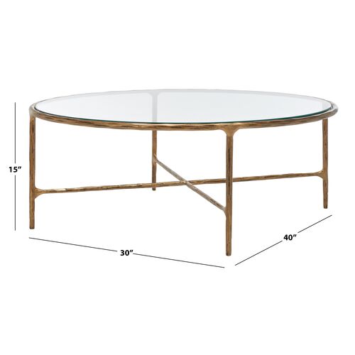 Gracelyn Oval Metal Coffee Table 7 Gracelyn Oval Metal Coffee Table