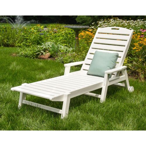 Goodwin Outdoor Chaise, White 4 Goodwin Outdoor Chaise, White
