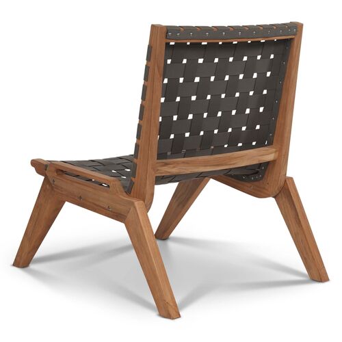 Draper Outdoor Teak Accent Chair, Gray Sunbrella 2 Draper Outdoor Teak Accent Chair, Gray Sunbrella