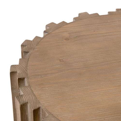 Jean Round End Table, Smoke Gray 3 Jean Round End Table, Smoke Gray