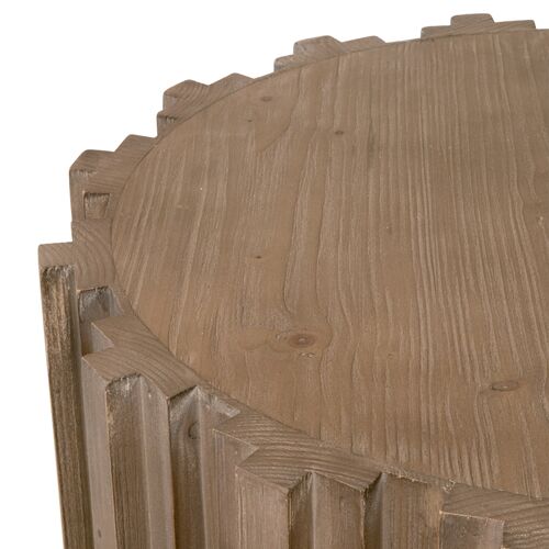Jean Round End Table, Smoke Gray 5 Jean Round End Table, Smoke Gray