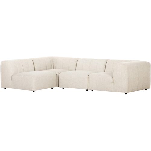 Omar Outdoor 4-Piece Sectional 1 Omar Outdoor 4-Piece Sectional