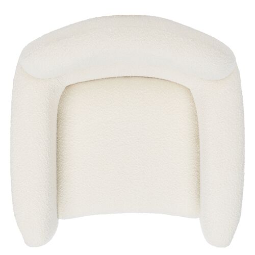 Yvette Boucle Accent Chair, Ivory 6 Yvette Boucle Accent Chair, Ivory