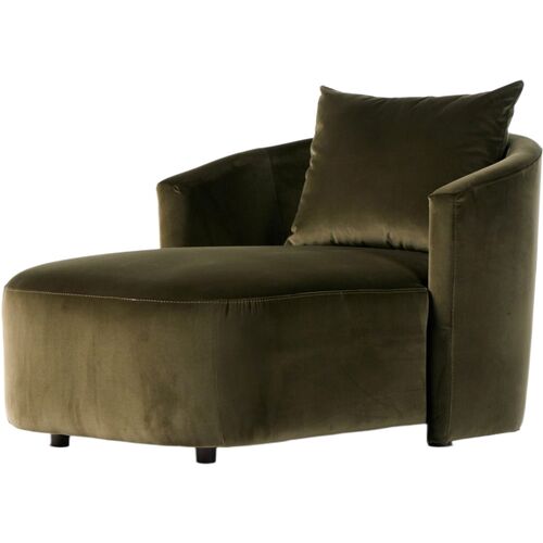 Pax Velvet Chaise Lounge