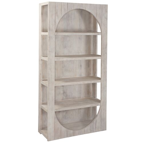 Jonathan Bookcase, White Wash 1 Jonathan Bookcase, White Wash