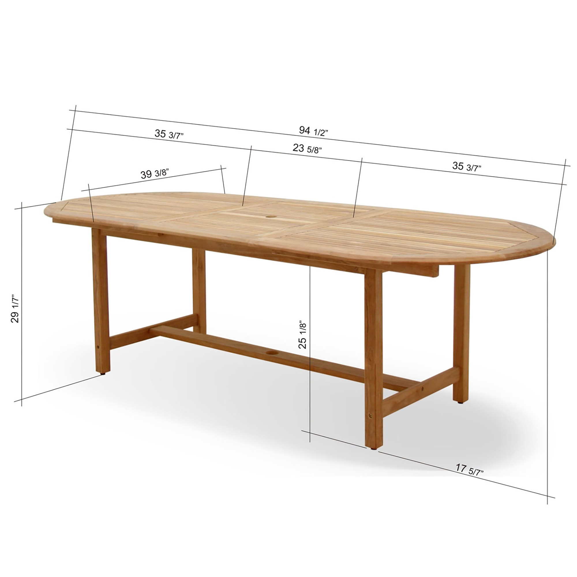 Branwyn 9-Pc Extension Oval Outdoor Teak Dining Set, Natural 6 Branwyn 9-Pc Extension Oval Outdoor Teak Dining Set, Natural