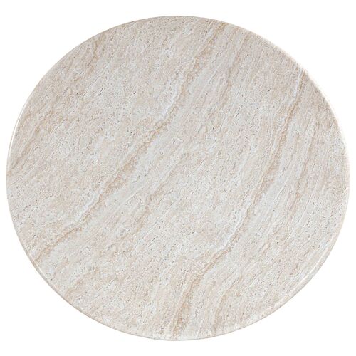 Zayden Concrete Indoor/Outdoor 54" Round Dining Table, Travertine 5 Zayden Concrete Indoor/Outdoor 54" Round Dining Table, Travertine