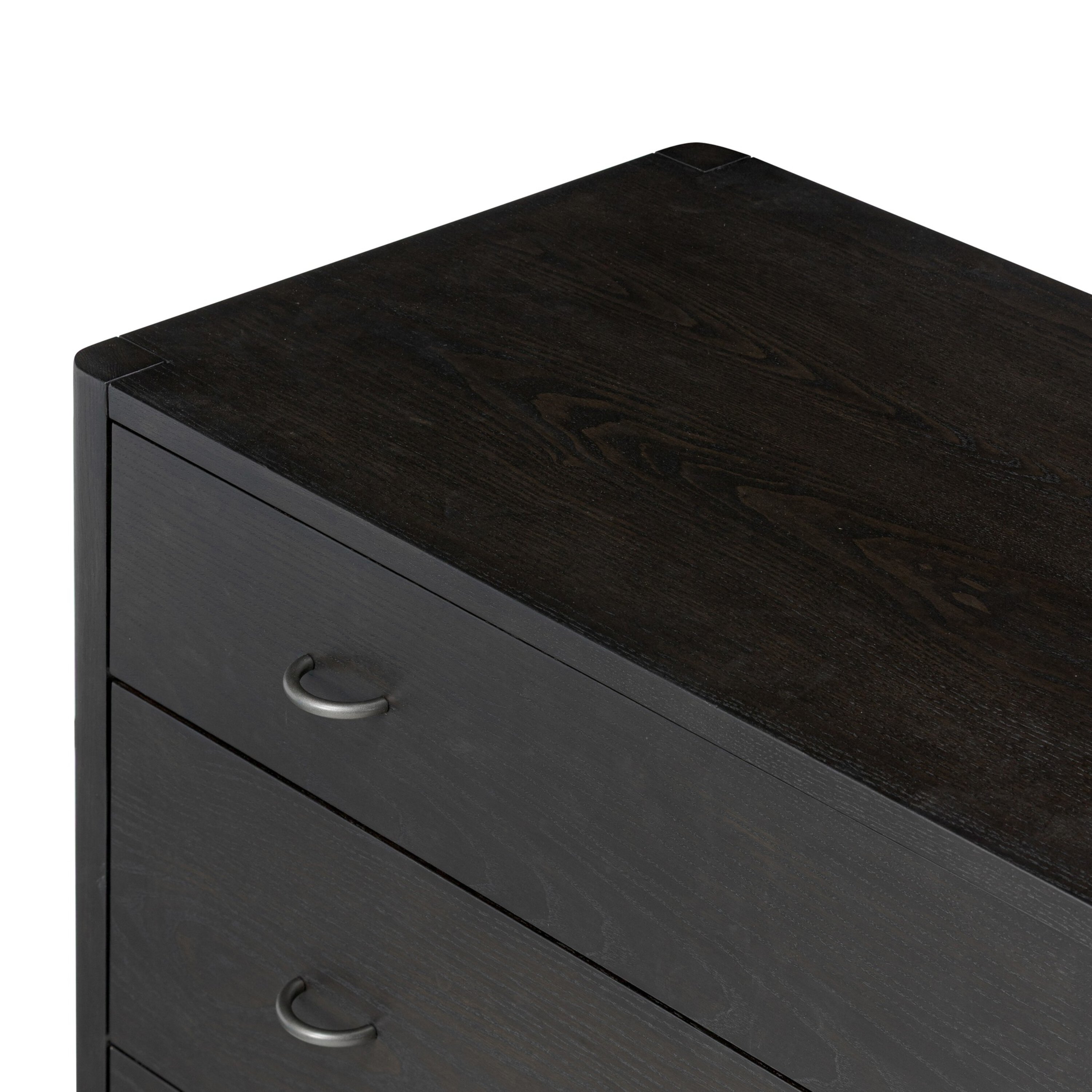 Holly 6-Drawer Dresser, Woven Rush/Smoked Black Ash 2 Holly 6-Drawer Dresser, Woven Rush/Smoked Black Ash
