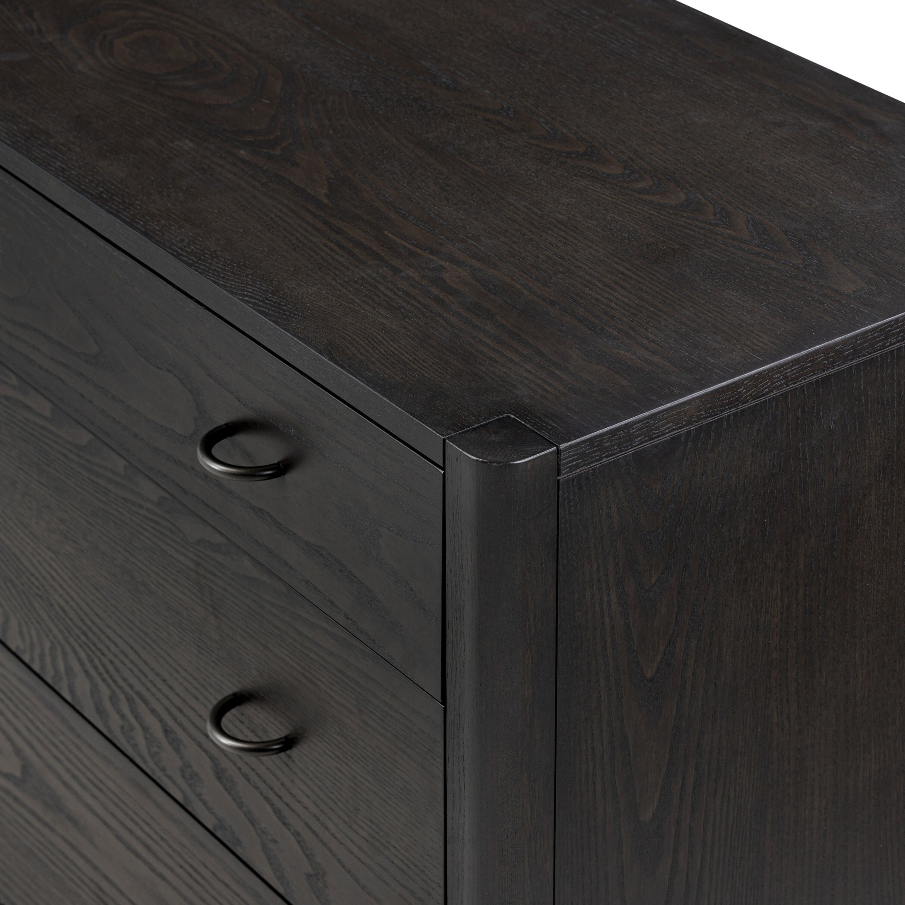 Holly 6-Drawer Dresser, Woven Rush/Smoked Black Ash 9 Holly 6-Drawer Dresser, Woven Rush/Smoked Black Ash