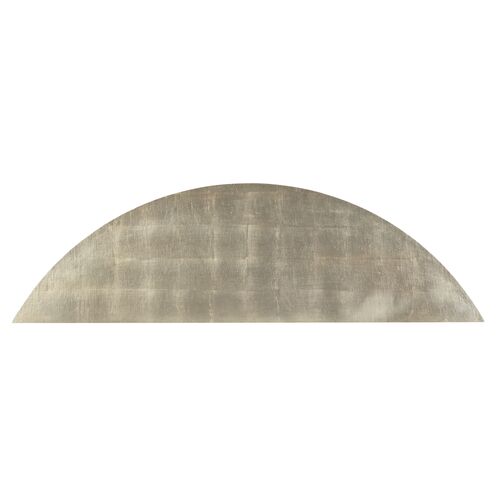 Melange Amberly Metallic 4-Door Credenza, Silver Leaf 3 Melange Amberly Metallic 4-Door Credenza, Silver Leaf