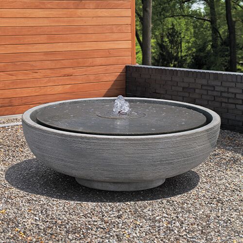 17" Large Girona Fountain, Alpine Stone 2 17" Large Girona Fountain, Alpine Stone