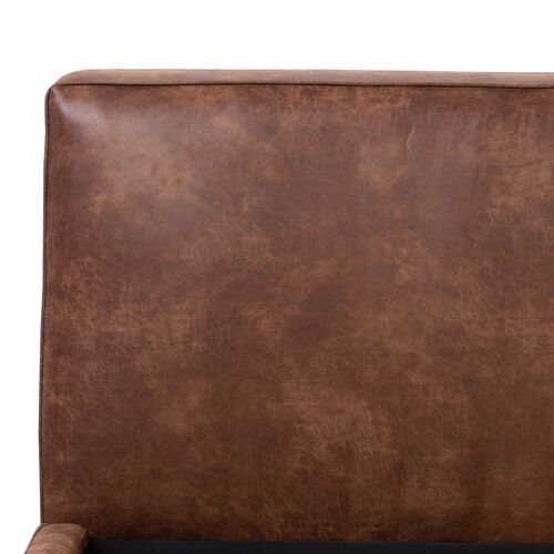 Adella Faux Leather Bed, Vintage Tobacco 2 Adella Faux Leather Bed, Vintage Tobacco