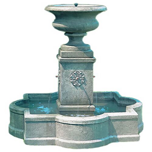 45" Palazzo Urn Fountain, Greystone 1 45" Palazzo Urn Fountain, Greystone