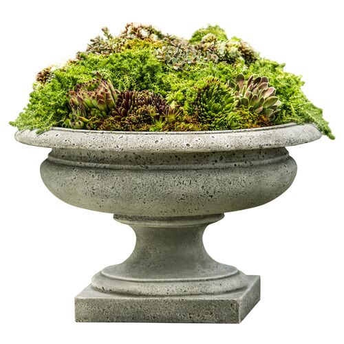 Rustic Palazzo Urn, Alpine Stone