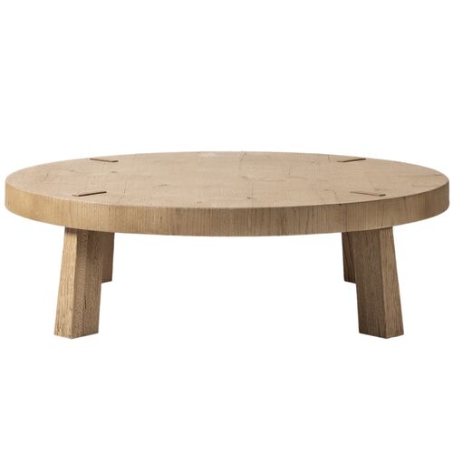 Sadira Round Oak Coffee Table 1 Sadira Round Oak Coffee Table