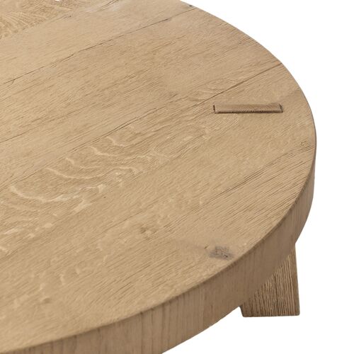 Sadira Round Oak Coffee Table 9 Sadira Round Oak Coffee Table