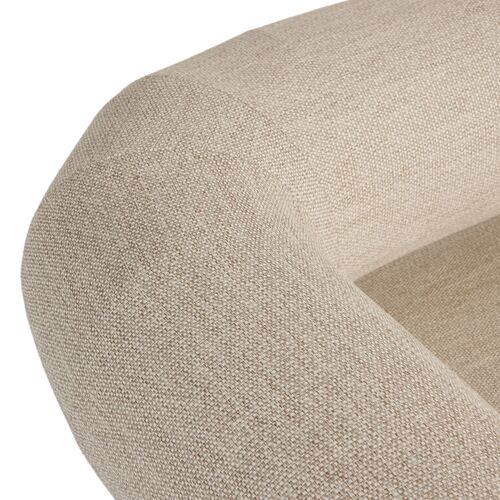 Kirby Outdoor Left-Facing Chaise, Natural Teak/Sand 8 Kirby Outdoor Left-Facing Chaise, Natural Teak/Sand