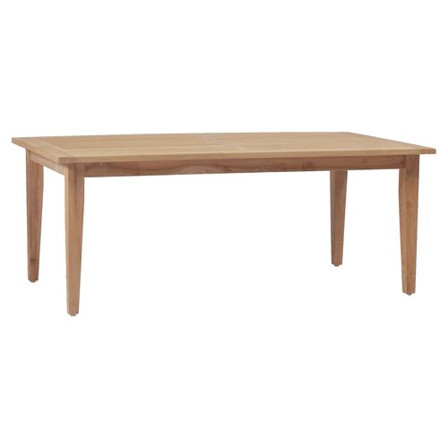 Farm Teak Dining Table, Natural 1 Farm Teak Dining Table, Natural