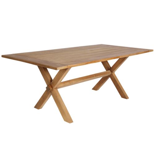 Colonial Teak Outdoor Dining Table, Brown 1 Colonial Teak Outdoor Dining Table, Brown
