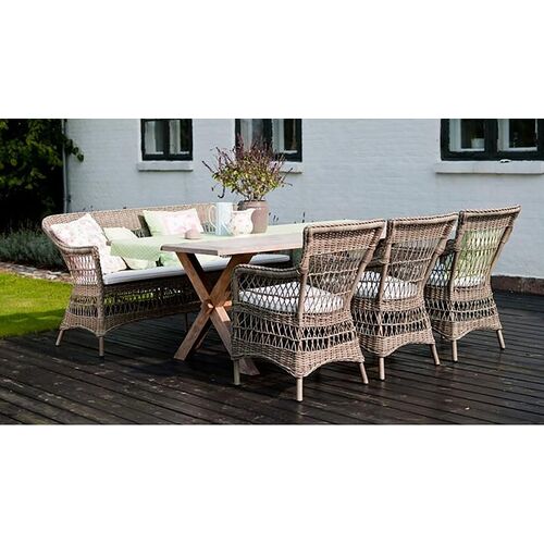 Colonial Teak Outdoor Dining Table, Brown 5 Colonial Teak Outdoor Dining Table, Brown