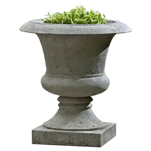 14" Toulouse Urn, Greystone 1 14" Toulouse Urn, Greystone