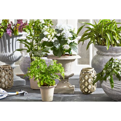 14" Toulouse Urn, Greystone 2 14" Toulouse Urn, Greystone