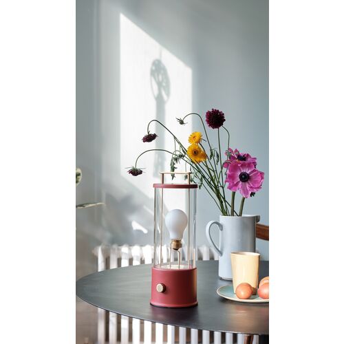 Muse Portable Indoor/Outdoor Lantern, Pomona Red 11 Muse Portable Indoor/Outdoor Lantern, Pomona Red